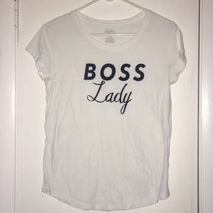 “Boss Lady” graphic T-shirt